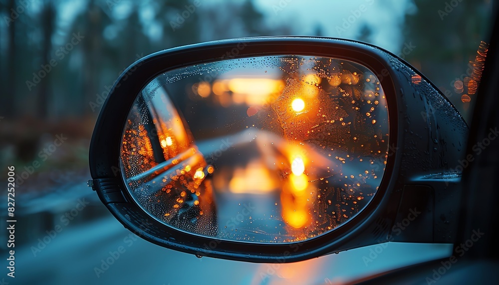 Replacing car rearview mirrors, soft light Replacing car rearview mirrors, soft light