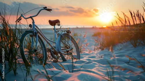 Abandoned Bicycle at Sunset...