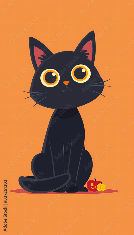 Fototapeta premium cat with eyes