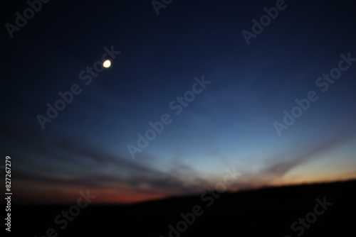 Mond mit Polarlichter