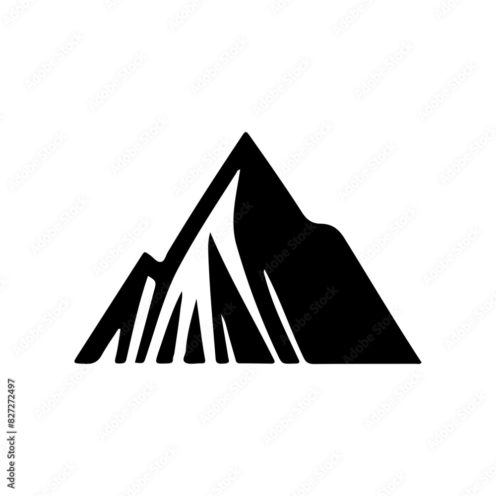 mountain silhouette vector Designed for wild adventure travel. mountain silhouette vector Designed for wild adventure travel.