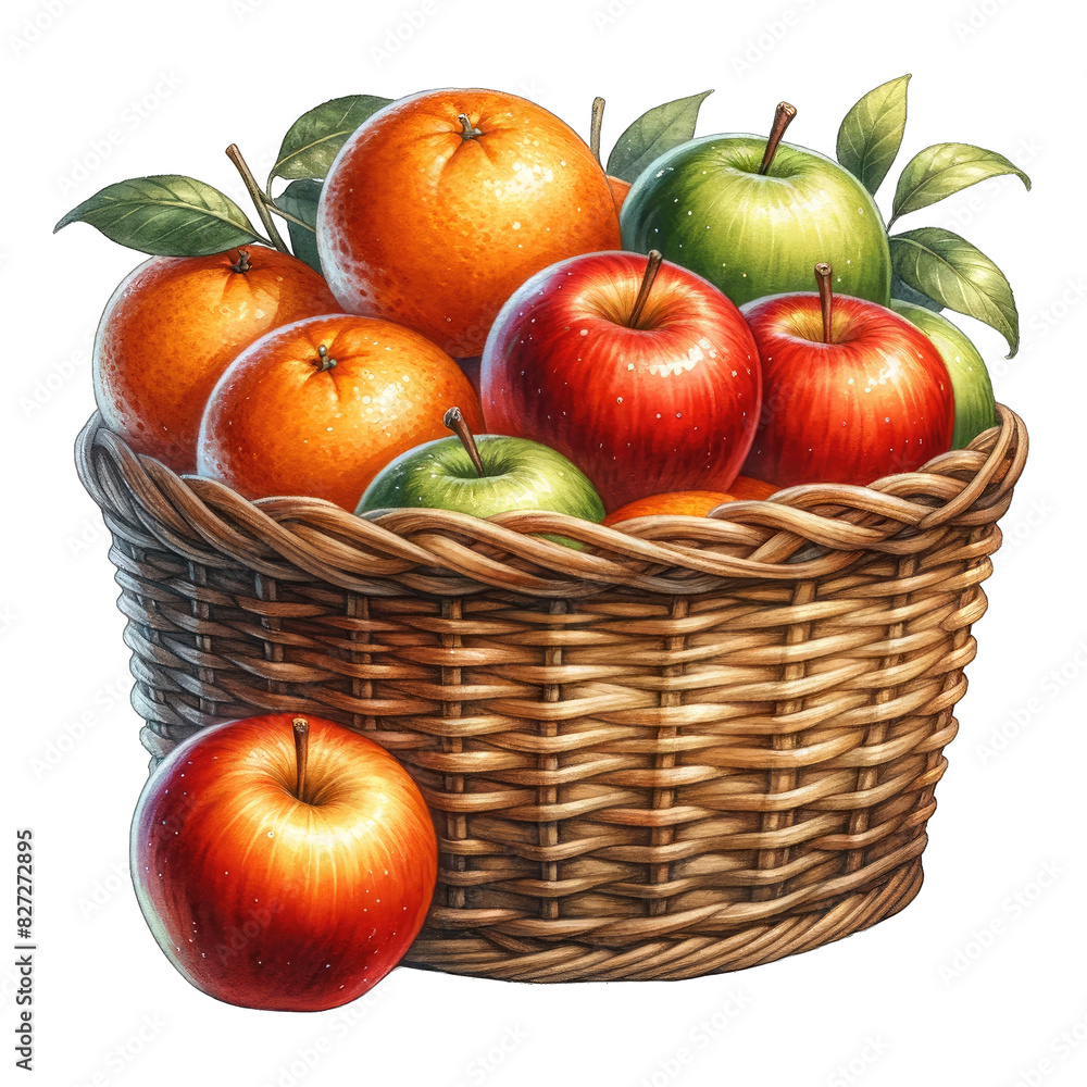 apples in basket apples in basket