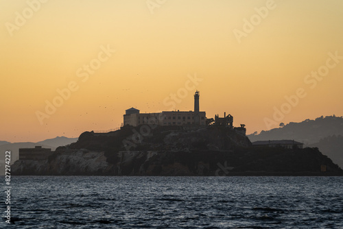 Alcatraz Prison in San Francisco, California, USA © Wirestock