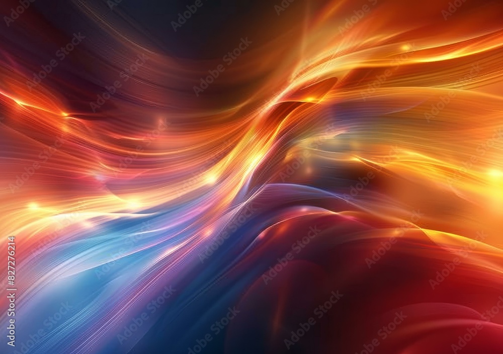 Fiery Art: Vibrant Red and Blue Flames Fiery Art: Vibrant Red and Blue Flames