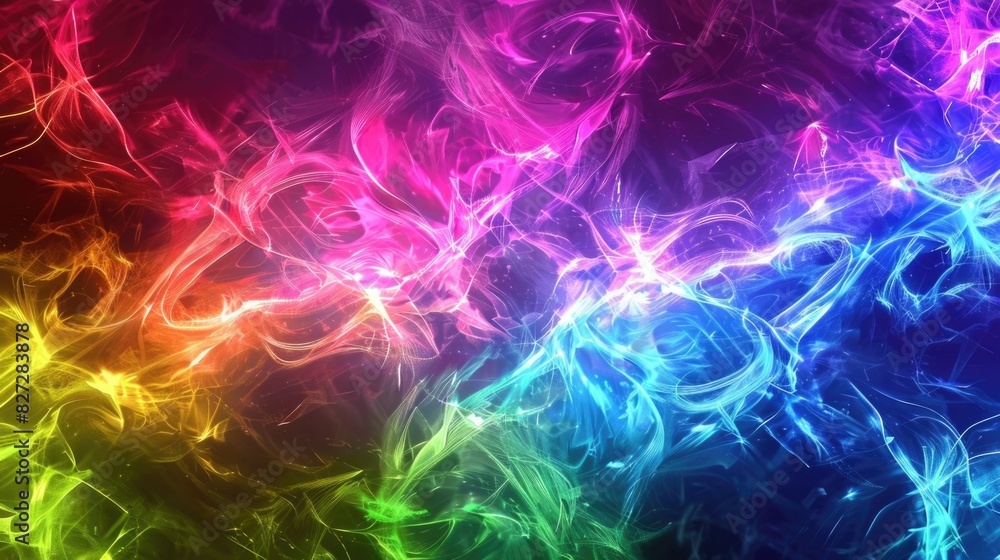 A dynamic background featuring a spectrum of neon colors, glowing with intensity and creating a visually striking effect. A dynamic background featuring a spectrum of neon colors, glowing with intensity and creating a visually striking effect.