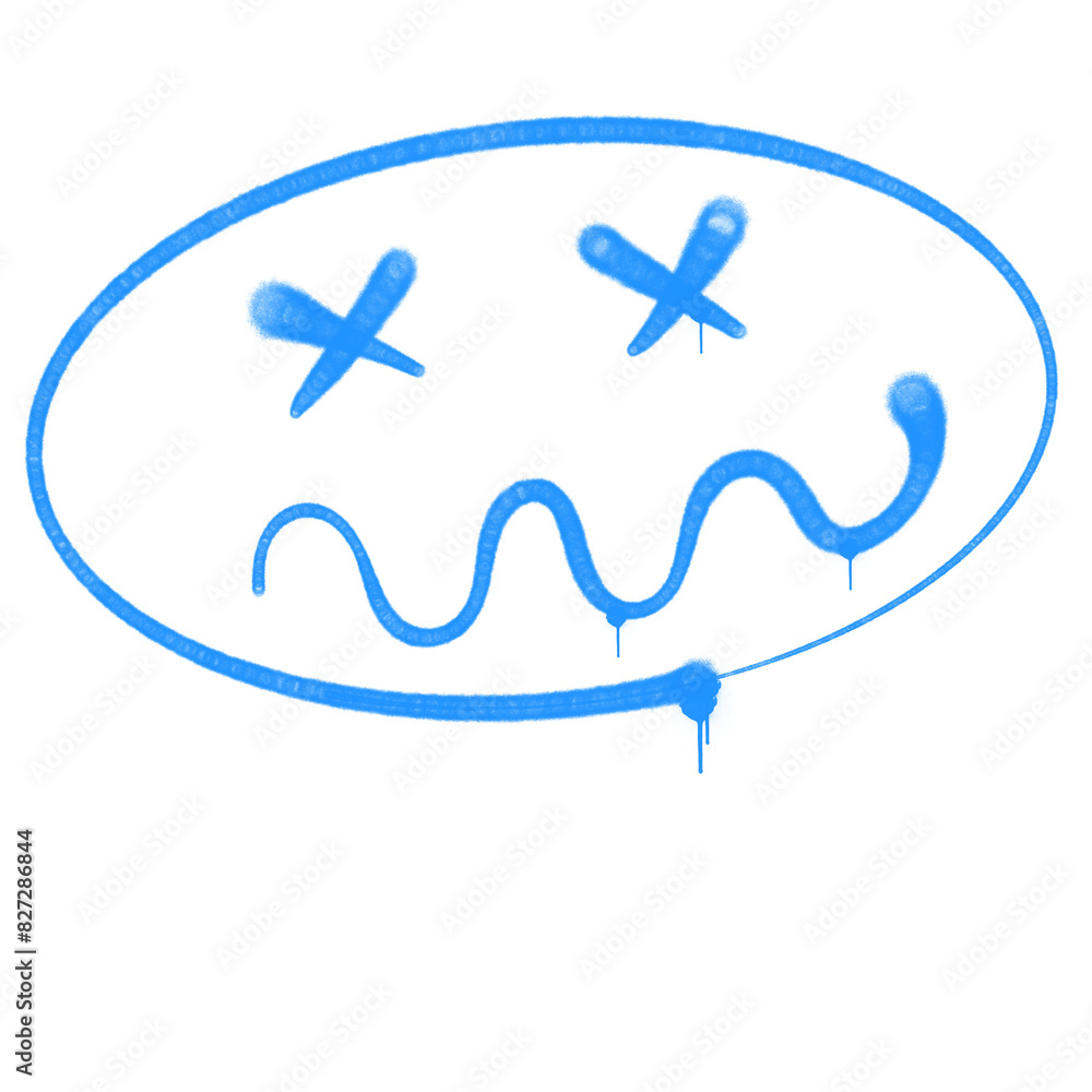 spray smile face graffiti style spray smile face graffiti style