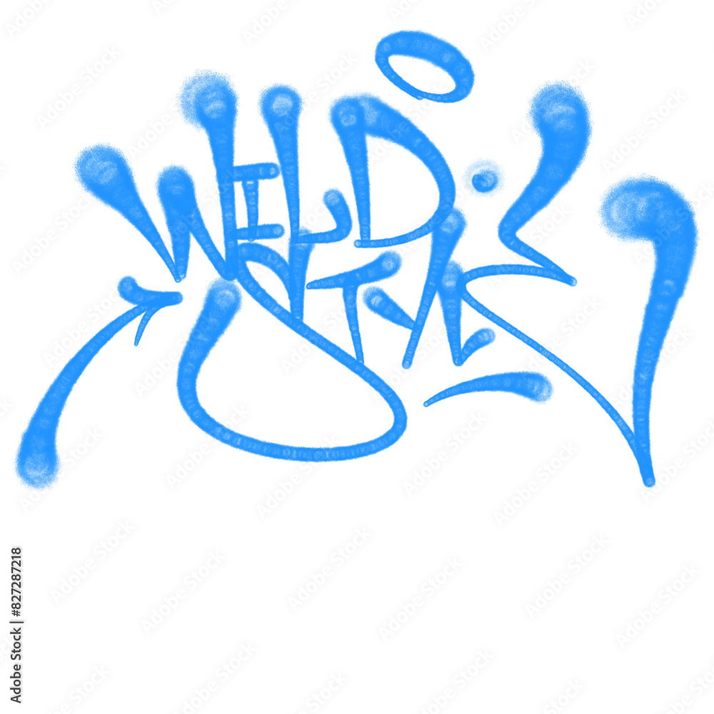 Fototapeta premium spray tag letter street graffiti style