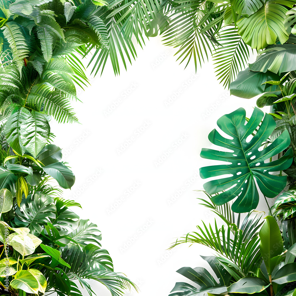 Indoor plants adding greenery to the space isolated on white background, text area, png
