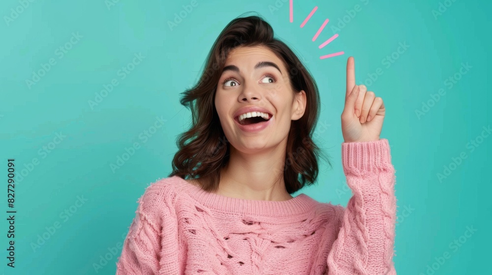 Fototapeta premium Woman Having an Idea Moment