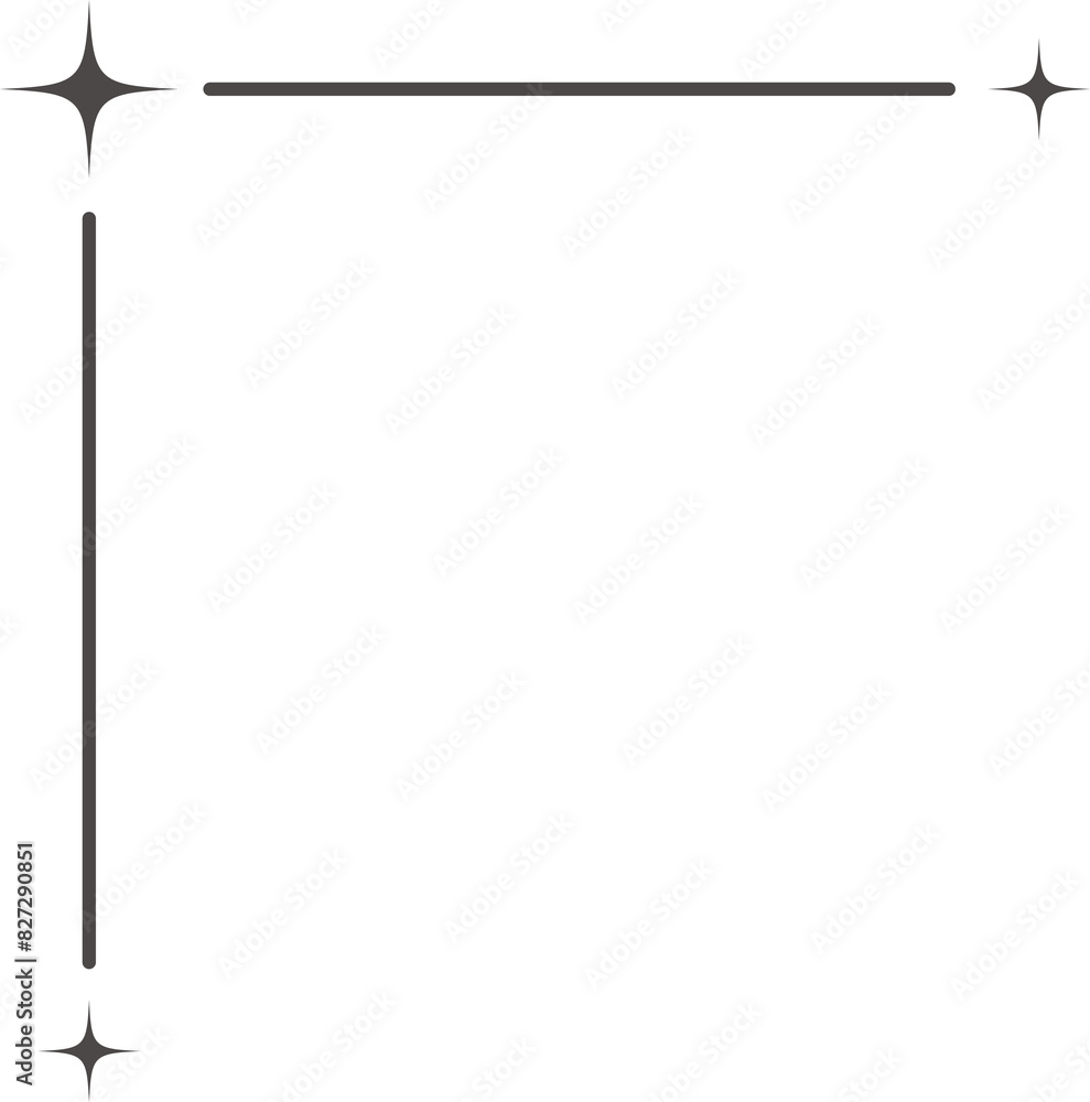 Outline frame with stars. Aesthetic border element. Minimal graphic shape. Y2k modern simple abstract figure with sparkles. Trendy geometric linear corner Outline frame with stars. Aesthetic border element. Minimal graphic shape. Y2k modern simple abstract figure with sparkles. Trendy geometric linear corner