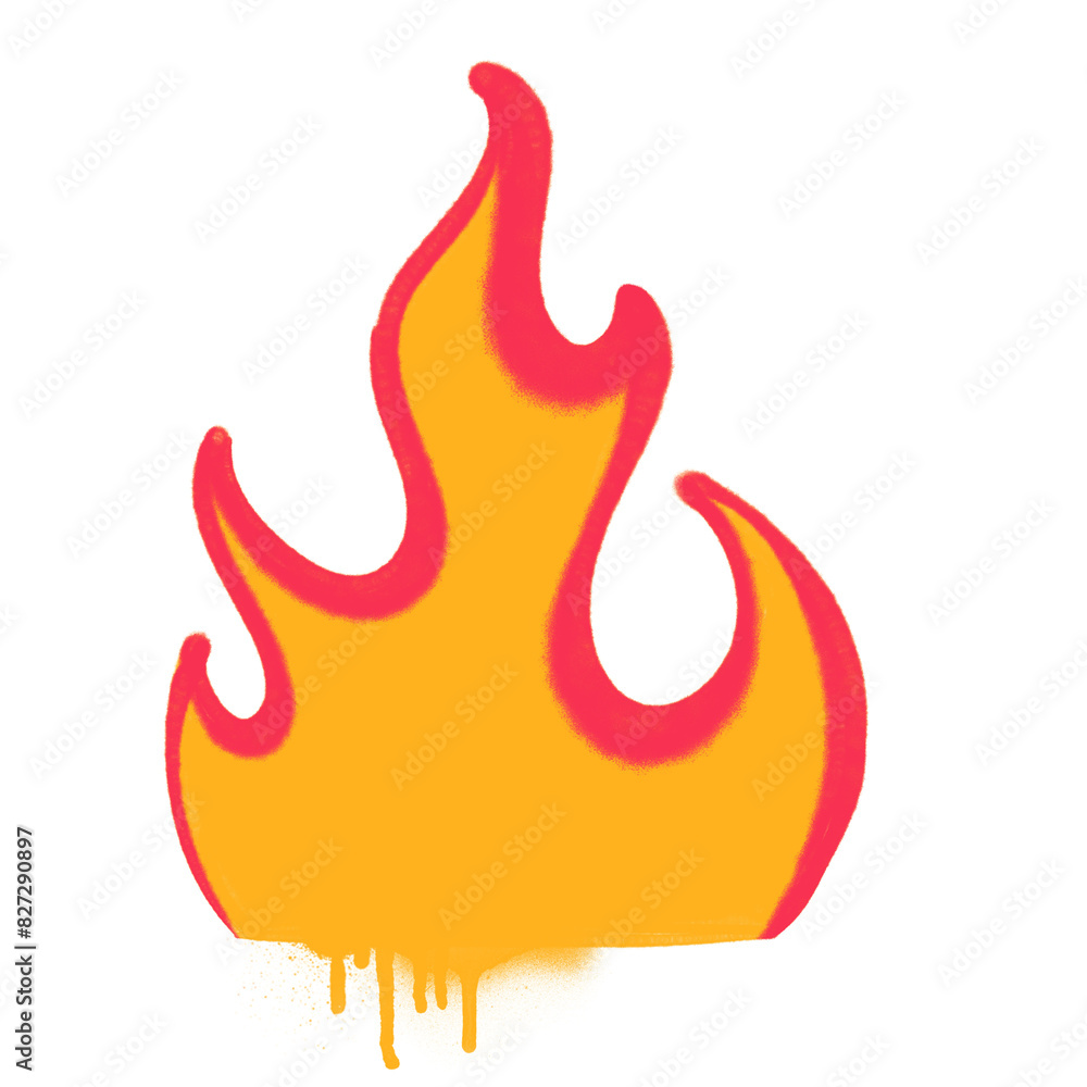 spray flame fire graffiti style element spray flame fire graffiti style element