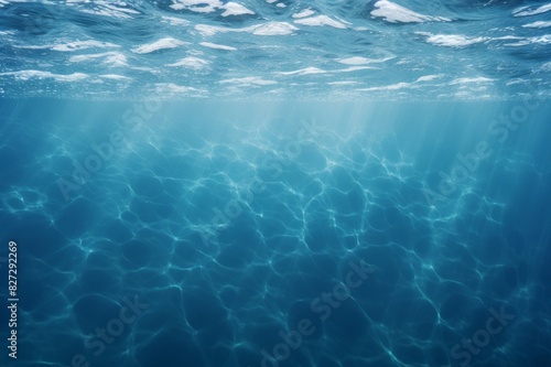 clear transparent desaturated calm water surface photo