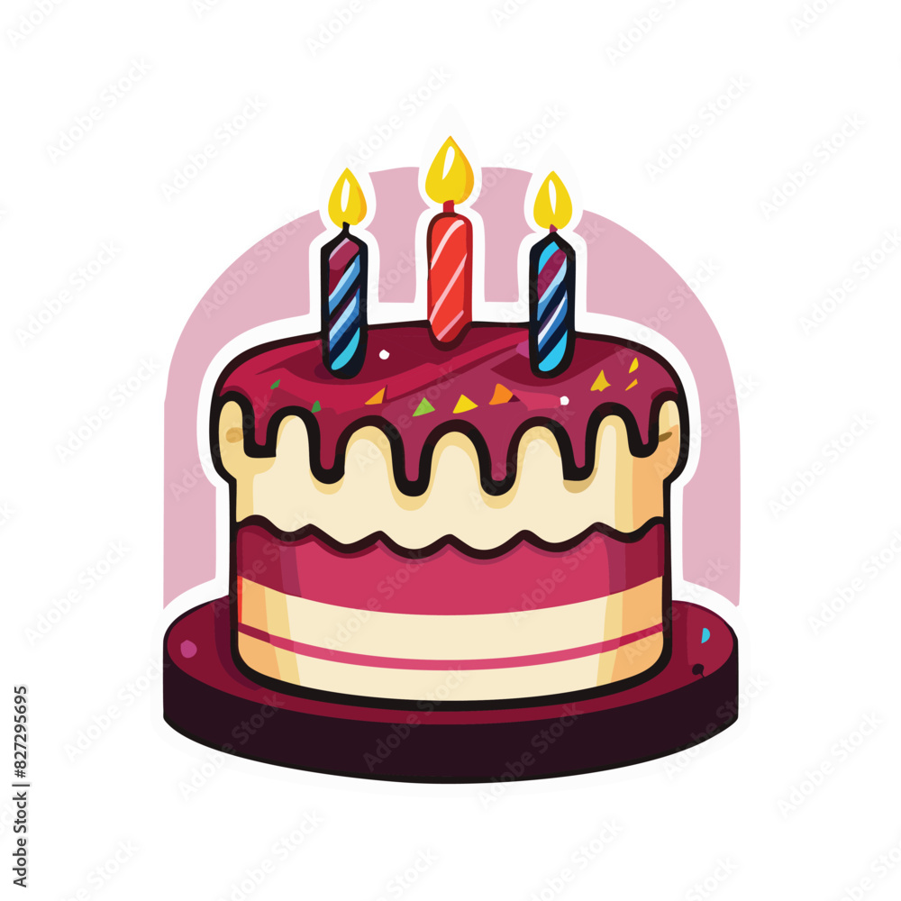 birthday cake with candles birthday cake with candles