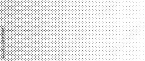 Blended  black ninja star on white for pattern and background,  Abstract geometric texture collection design. 