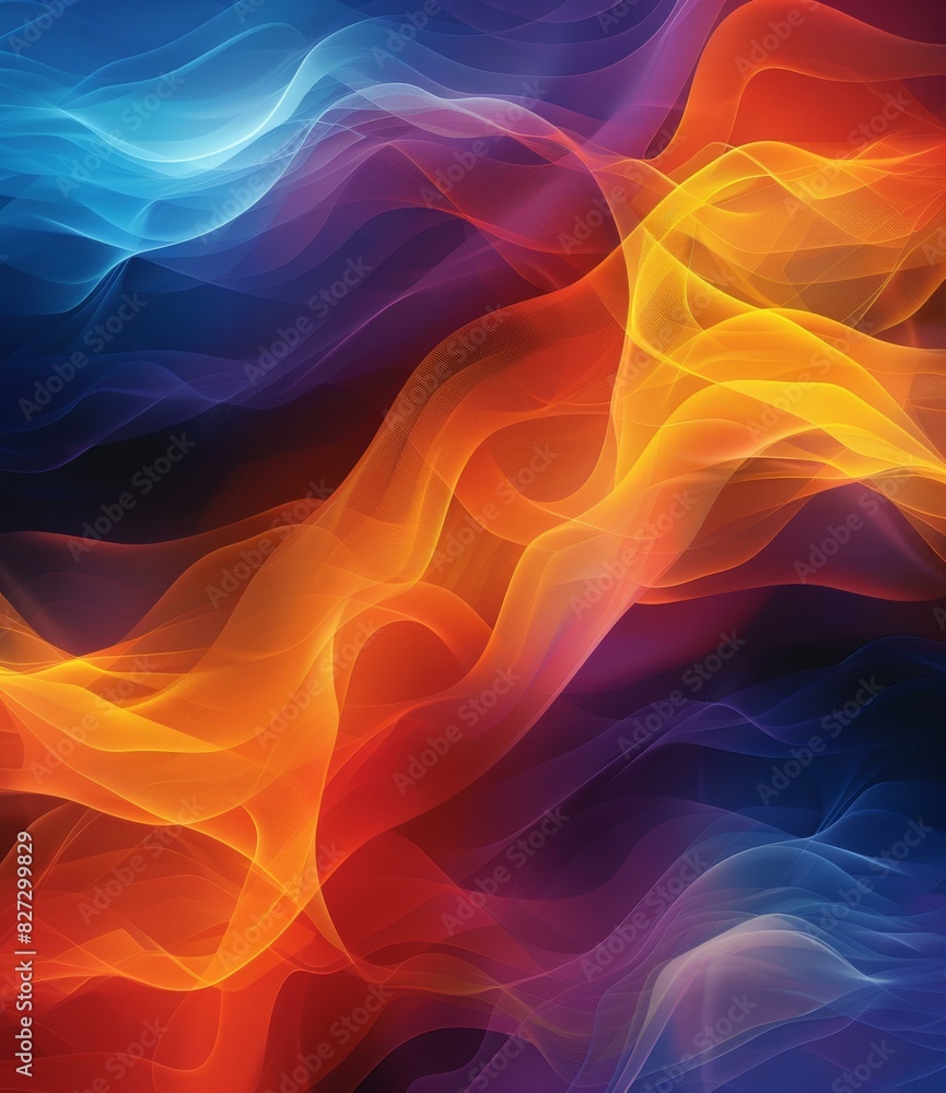 Symphony of Colors in Fluid Motion Symphony of Colors in Fluid Motion