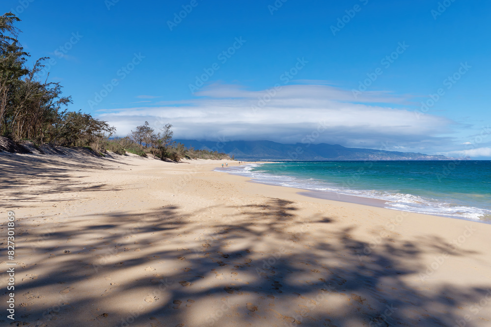 Scenic view of Makena Beach State Park (Big Beach), island of Maui, Hawaii, USA Scenic view of Makena Beach State Park (Big Beach), island of Maui, Hawaii, USA