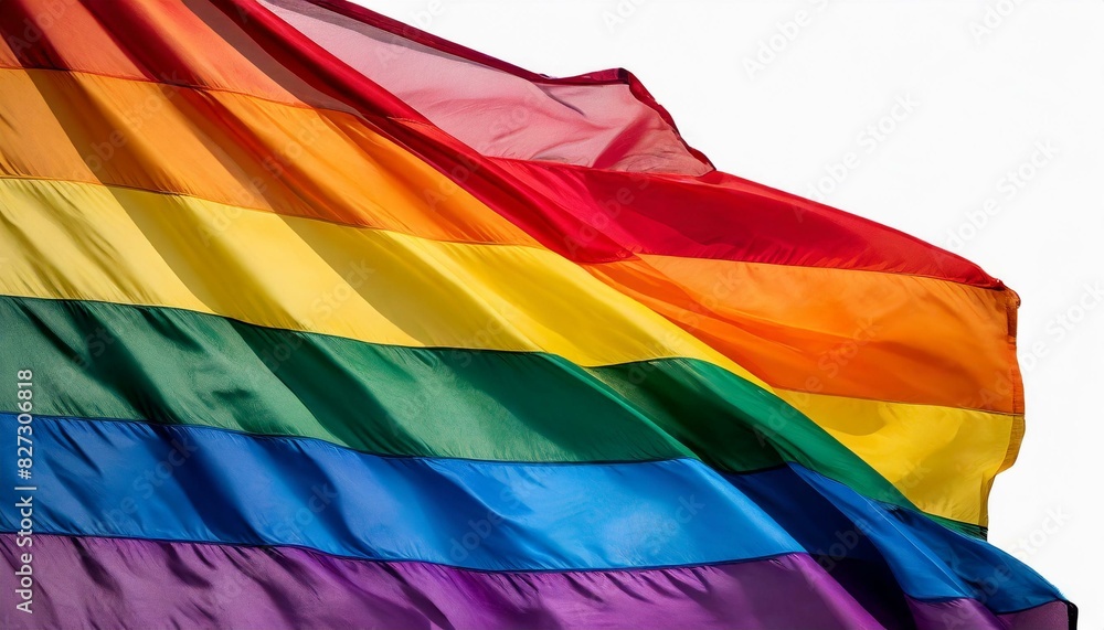 waving lgbt flag on white background, queer gay month pride parade texture wallpaper waving lgbt flag on white background, queer gay month pride parade texture wallpaper
