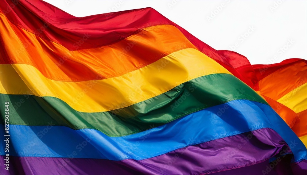 waving lgbt flag on white background, queer gay month pride parade texture wallpaper waving lgbt flag on white background, queer gay month pride parade texture wallpaper