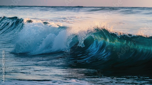Calm Winter Ocean Wave photo