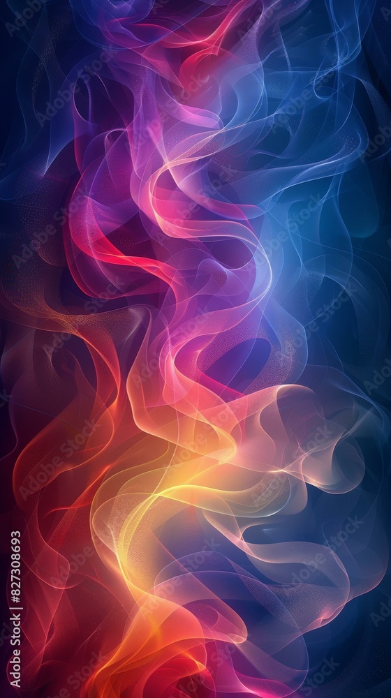 Colorful Abstract Background with Movement and Energy Colorful Abstract Background with Movement and Energy
