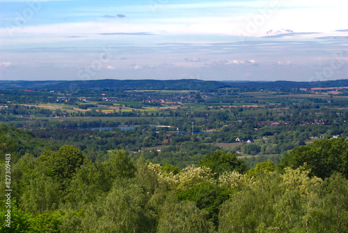 Lesser Poland aerial landscape view