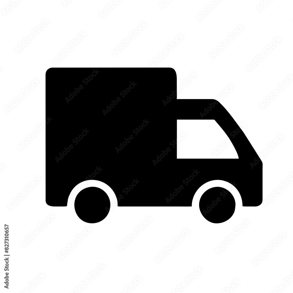 Delivery Truck Icon - Logistics Transportation Vehicle Symbol for Shipping and Cargo Distribution Services Delivery Truck Icon - Logistics Transportation Vehicle Symbol for Shipping and Cargo Distribution Services