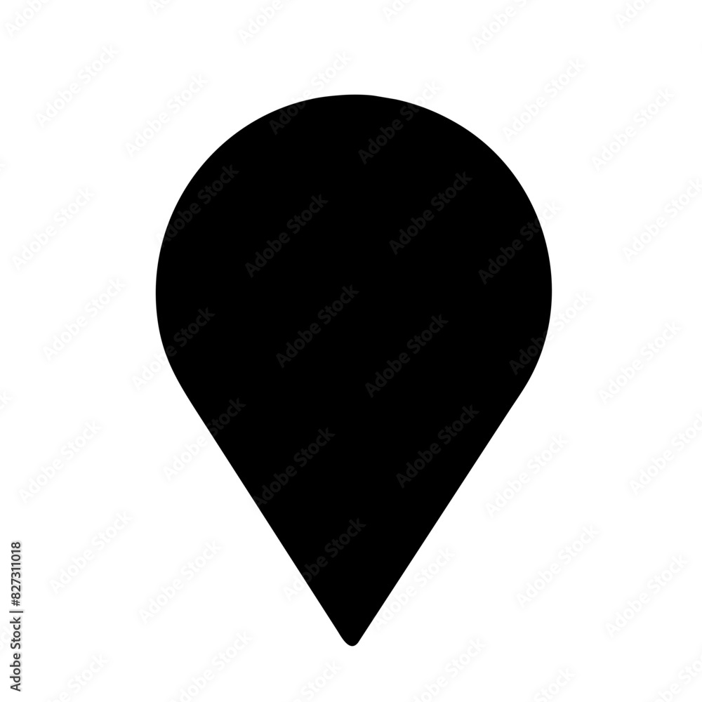 Modern Location Pin Icon: Navigation, Map, GPS Marker Design Element Modern Location Pin Icon: Navigation, Map, GPS Marker Design Element