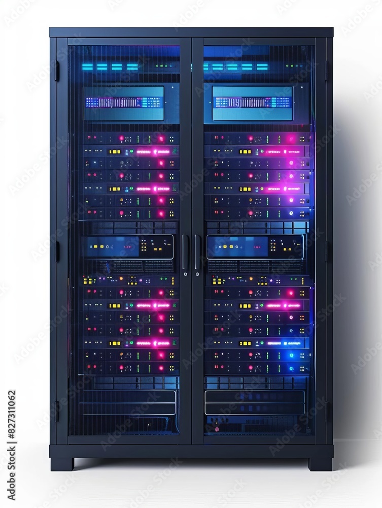 A server rack is a metal frame that houses multiple servers A server rack is a metal frame that houses multiple servers