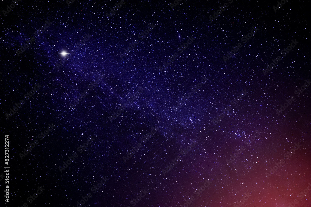 Obraz premium Myriads of twinkling stars in celestial cosmos