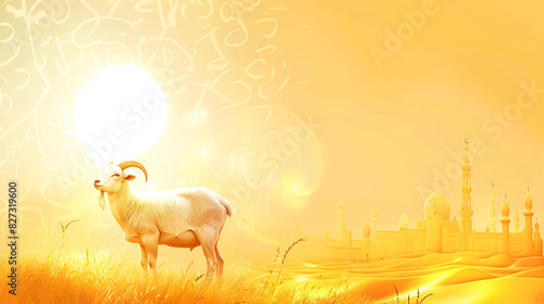 Joyful Sacrifice Serenade Eid UlAdha Background Image, Eid Ul Adha Symphony: Joyful Sacrifice Serenade Background Image, Eid Ul Adha Serenade Background Image
 photo