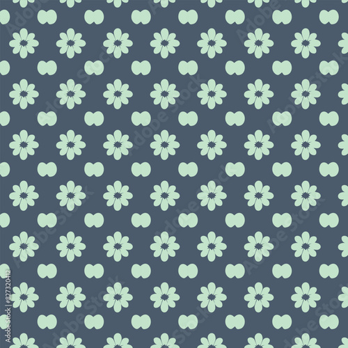 Wallpaper Mural Elegant decorative floral pattern vector design. Colorful floral pattern suitable for background, texture, fabric, wrapping, textile, clothing, print or others. Torontodigital.ca