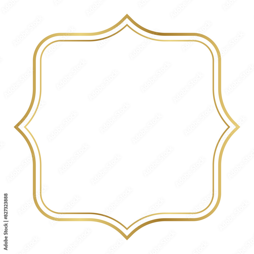 gold frame line. gold frame line.