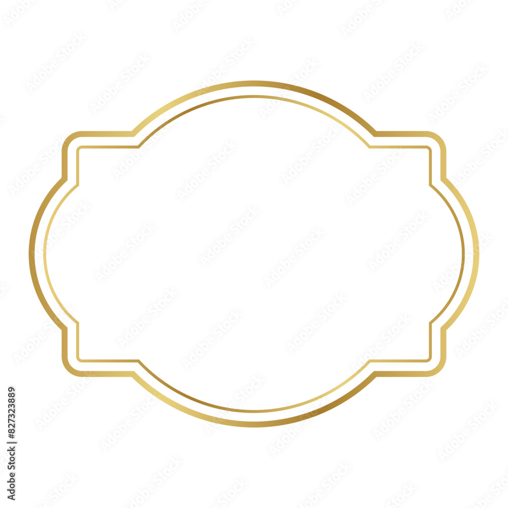 gold frame line. gold frame line.