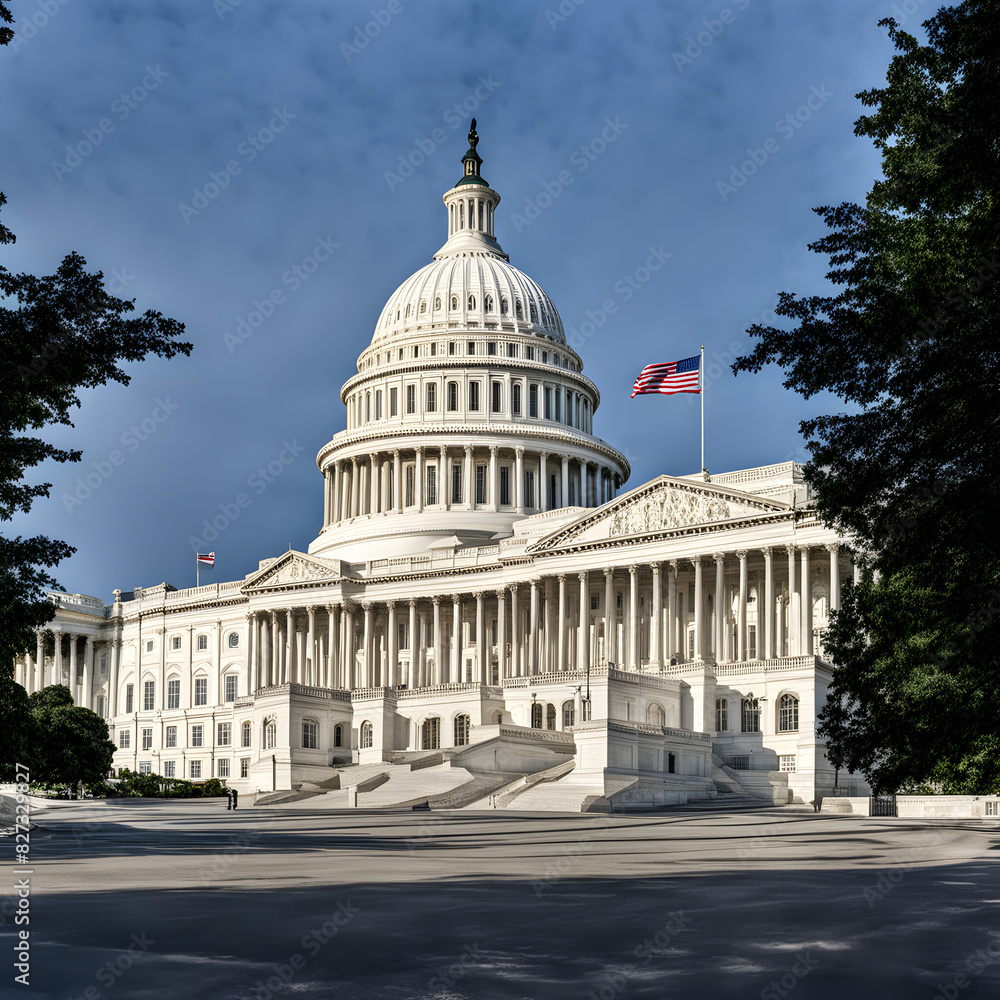 The Capitol in Washington, ai-generatet