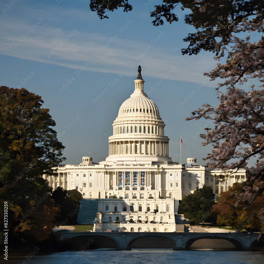 The Capitol in Washington, ai-generatet
