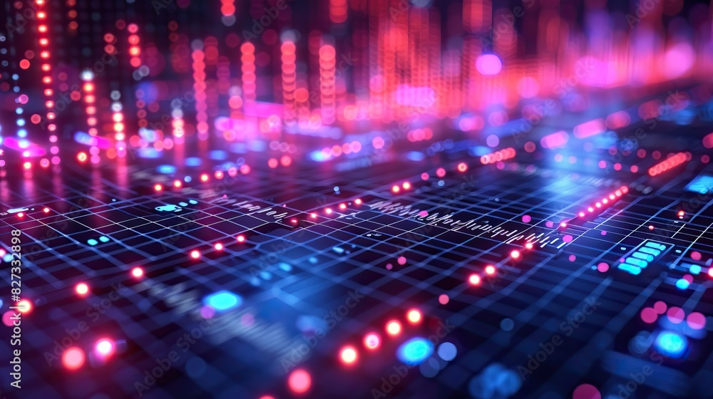 stock market data examining finance sales data and economic growth graph chart and blockchain technology stock market data examining finance sales data and economic growth graph chart and blockchain technology