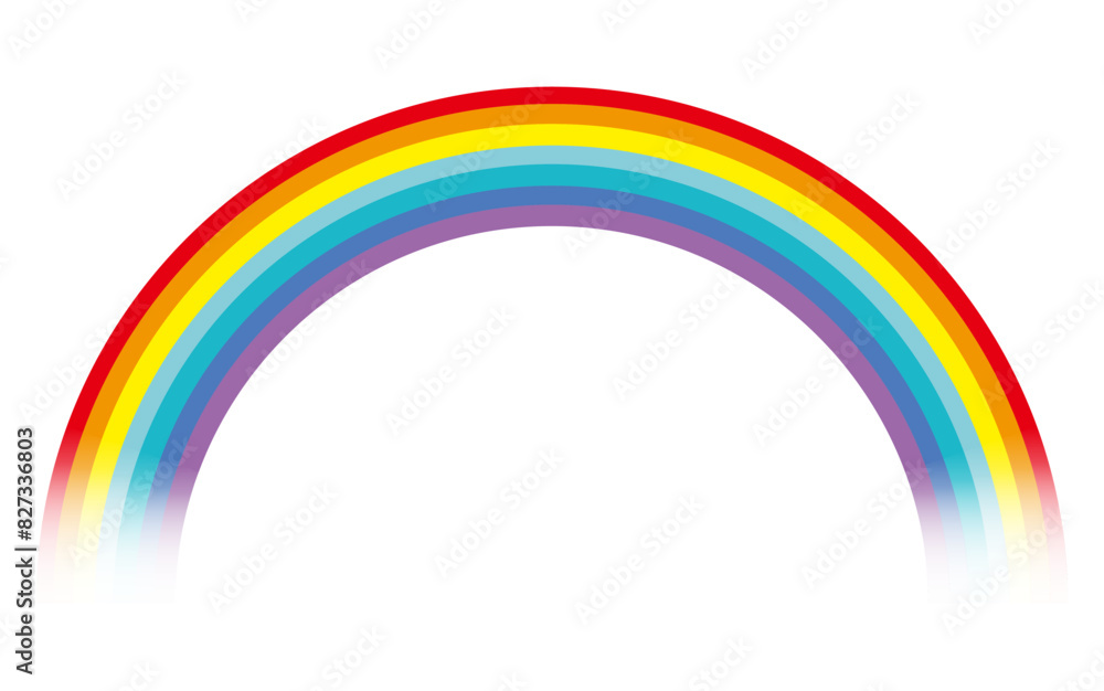 Obraz premium Regenbogen. Vektor