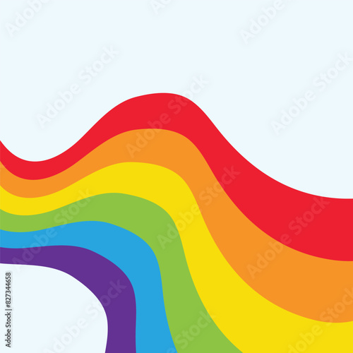  Abstrack beauty Rainbow Background Vector illustration
