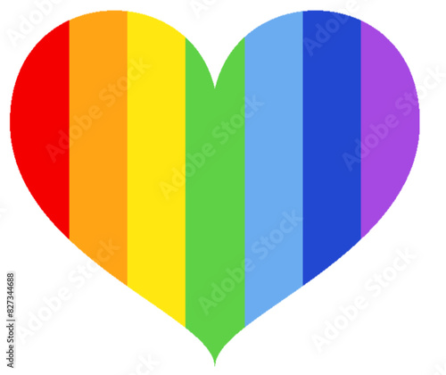 Regenbogen LGBTQ Herz