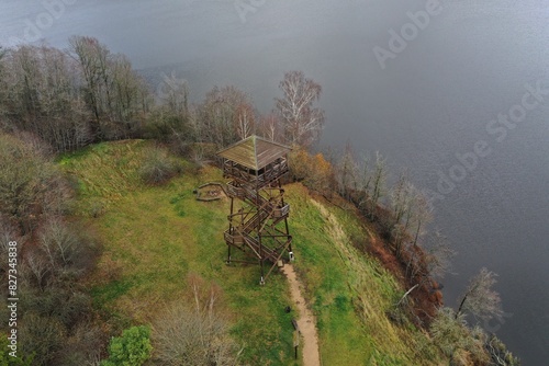 Wooden Watchtower by the river!
