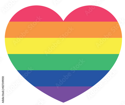Regenbogen LGBTQ Herz