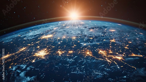 global world networks and telecommunications on earth