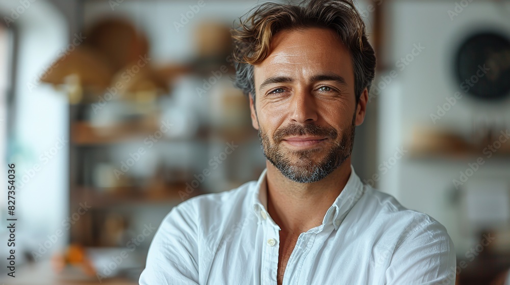 portrait of a handsome smiling businessman standing copy space ad new isolated over bright white color background portrait of a handsome smiling businessman standing copy space ad new isolated over bright white color background