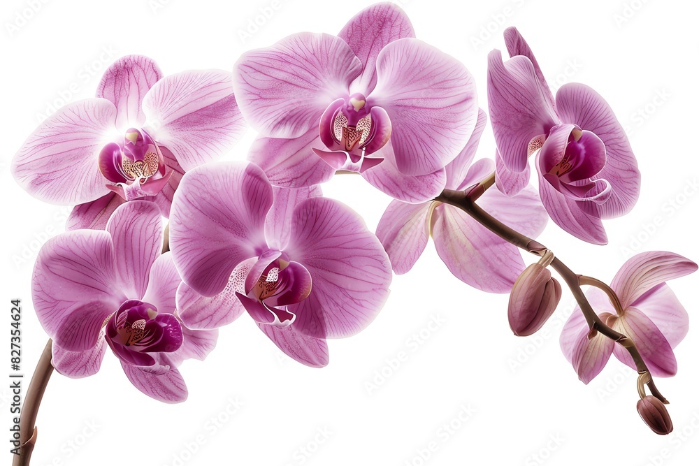 A beautiful and elegant pink orchid flower A beautiful and elegant pink orchid flower