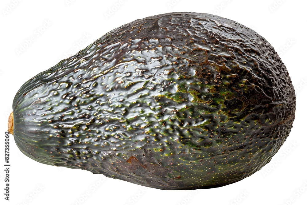 Single avocado on white background. Single avocado on white background.