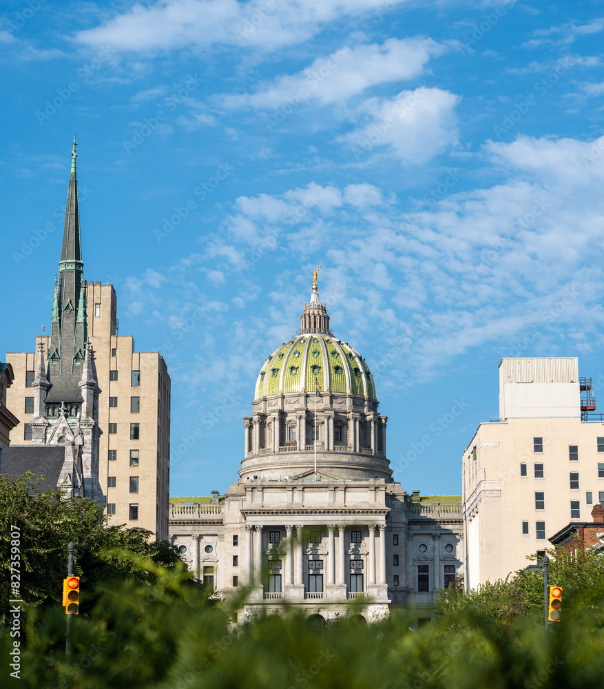Obraz premium Pennsylvania State Capitol Complex in Harrisburg, USA