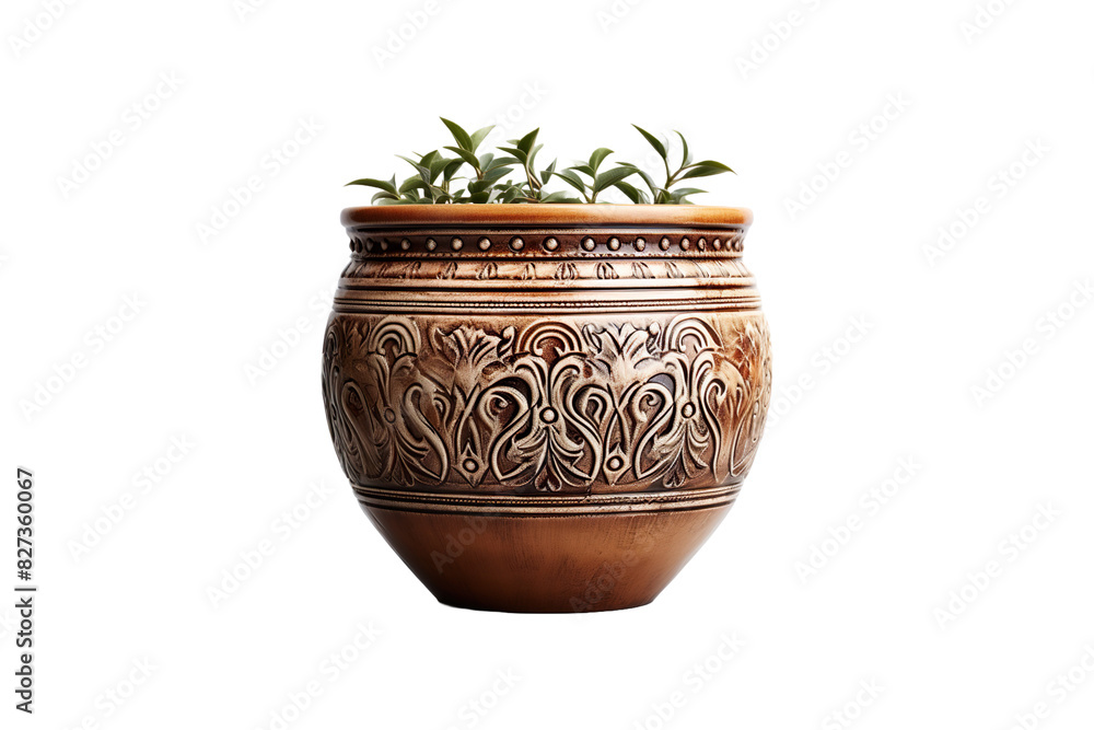 Decorative Pot isolated on transparent background. Decorative Pot isolated on transparent background.