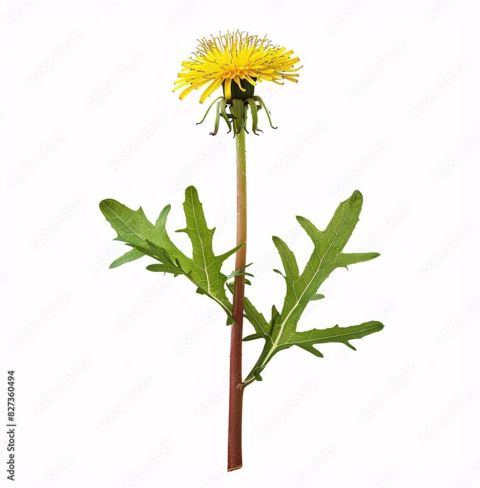 Fototapeta premium Vibrant Wildflower on Stem