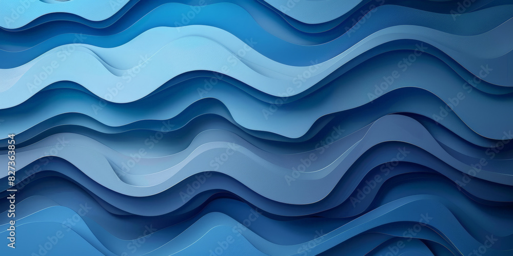 Vibrant abstract blue wave pattern background with layered design elements in a dynamic, fluid arrangement creating a visually captivating banner and web poster template. Abstract blue paper cut.banne Vibrant abstract blue wave pattern background with layered design elements in a dynamic, fluid arrangement creating a visually captivating banner and web poster template. Abstract blue paper cut.banne