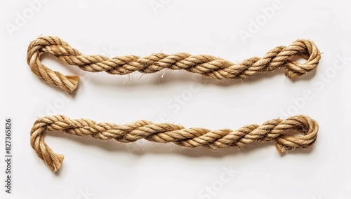 Two Twisted Rope Segments